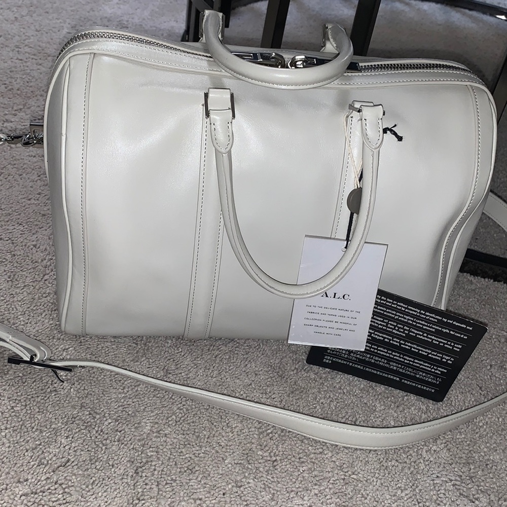 A.L.C Lucas Satchel white